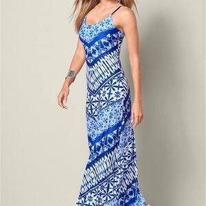 Venus Tribal Print Maxi Dress